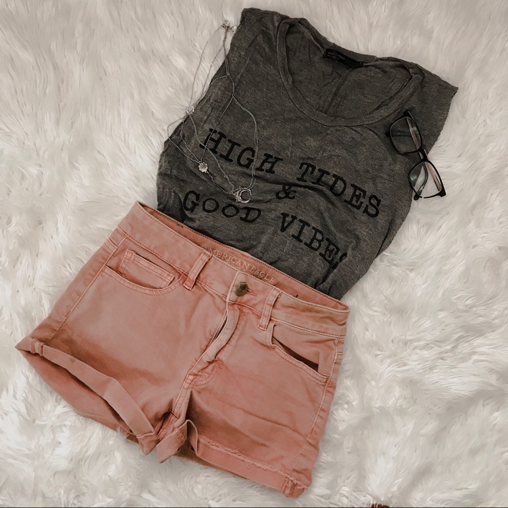 American Eagle High-Rise Jean Shorts